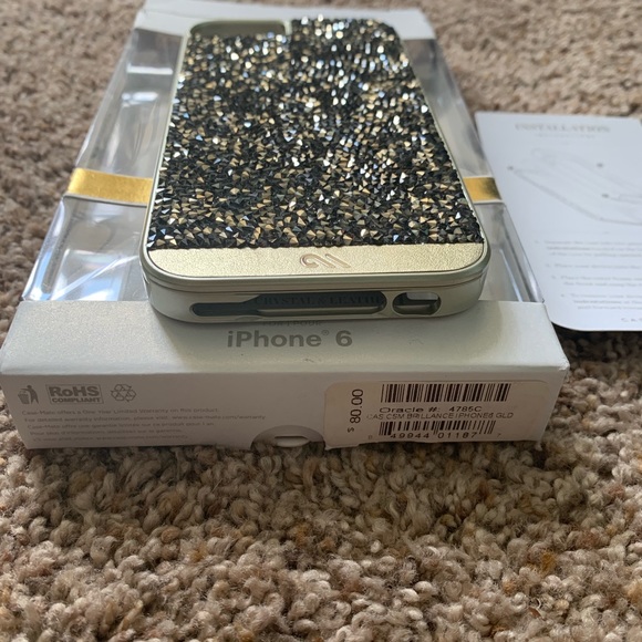 Genuine crystal and leather iPhone 6 case - Picture 8 of 8